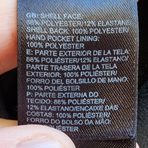 The North Face Black Lightweight Full Zip-Up Jacket Size Large - Picture 11 of 16